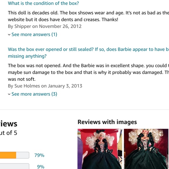 Barbie Holiday Special Barbie 1991 NRFB MINT CONDITION by Mattel Vintage - Picture 13 of 14